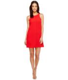 Brigitte Bailey Crepe Tank A-line W/ Pockets Dress (red) Women's Dress