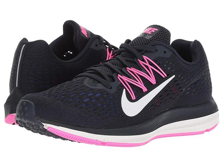 Nike Air Zoom Winflo 5 (obsidian/summit White/dark Obsidian) Women's Running Shoes