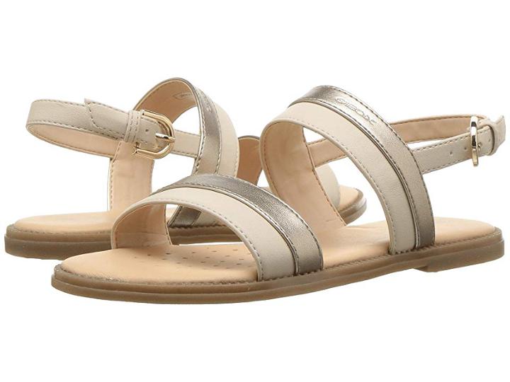 Geox Kids Karly 19 (little Kid/big Kid) (light Beige) Girl's Shoes