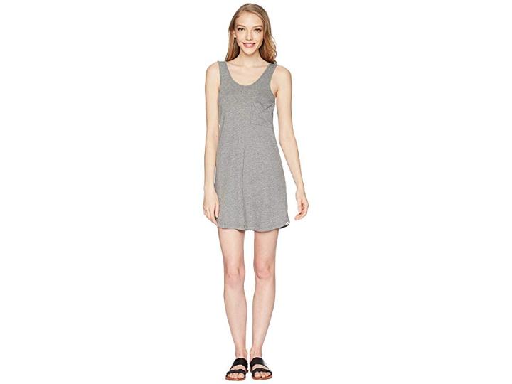 Rip Curl Premium Surf Tank Dress (heather Grey) Women's Dress