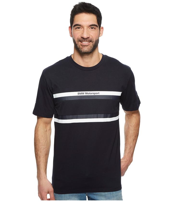 Puma Bmw Motorsport Oversize Tee (team Blue) Men's T Shirt