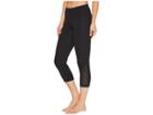 Ivanka Trump Active Crop Leggings (black) Women's Casual Pants