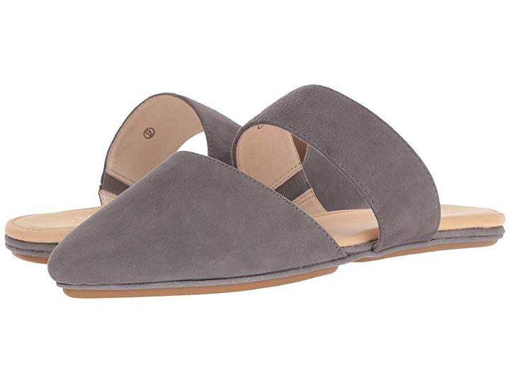 Yosi Samra Vicky (dark Grey Kid Suede) Women's Shoes