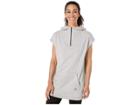 Reebok Work Out Ready Meet You There Sleeveless Hoodie (medium Grey Heather) Women's Sweatshirt