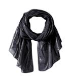 Calvin Klein Liquid Lurex Oblong Scarf (black) Scarves