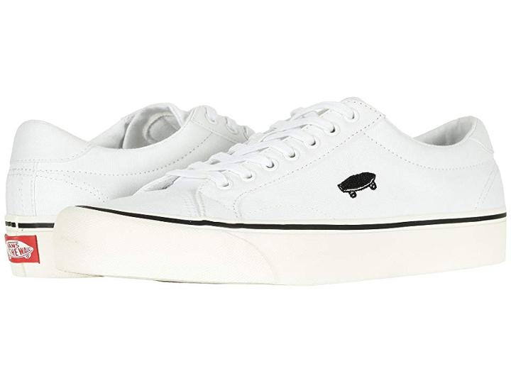Vans Court Icon ((canvas) True White/cloud Dancer) Skate Shoes