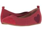 Ed Ellen Degeneres Lilli Knit Flat (cranberry/cherry/cranberry) Women's Flat Shoes