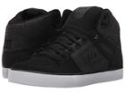 Dc Pure High-top Wc Tx Se (black/grey/grey) Men's Skate Shoes