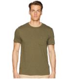 Todd Snyder Pocket T-shirt (olive) Men's T Shirt