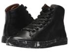 Frye Ivy High Top (black Polished Soft Full Grain) Women's Lace Up Casual Shoes
