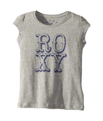 Roxy Kids My Sun My Earth Tee (toddler/little Kids/big Kids) (heritage Heather) Girl's T Shirt