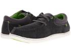 Ocean Minded Minoa Felt Lace-up (charcoal/parrot Green) Men's Lace Up Casual Shoes