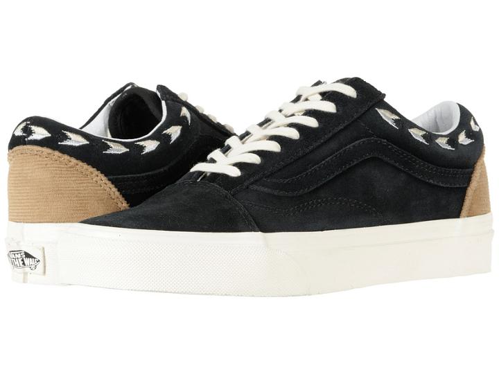 Vans Old Skooltm ((native Embroidery) Black/marshmallow) Skate Shoes
