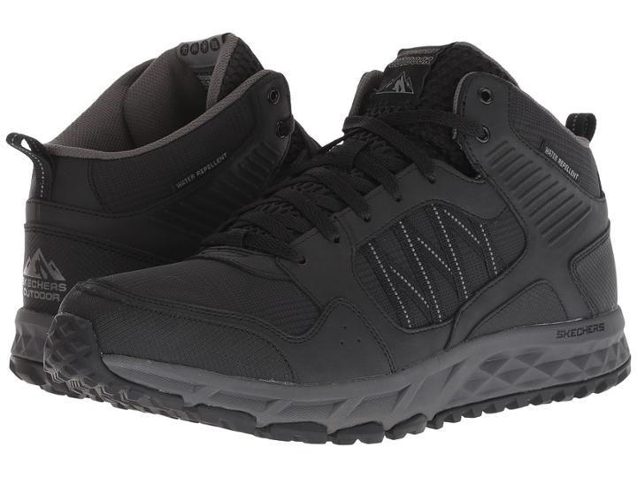 Skechers Escape Plan Second Bite (black/charcoal) Men's Shoes