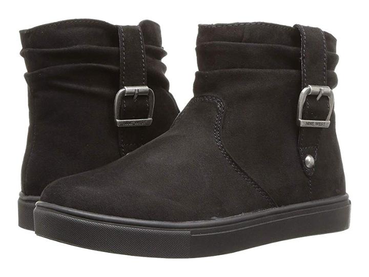Nine West Kids Clotidah (little Kid/big Kid) (black Micro) Girls Shoes