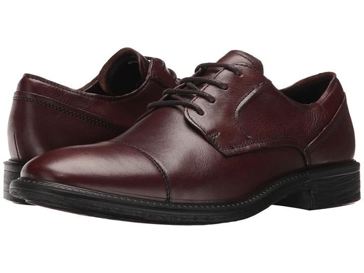 Ecco Knoxville Cap Toe Tie (whiskey) Men's Lace Up Cap Toe Shoes
