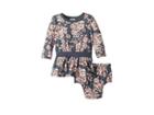 Splendid Littles Floral Dress (infant) (ombre Blue) Girl's Dress