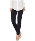 Chaps Slim Fit Ponte Pants (polo Black) Women's Casual Pants