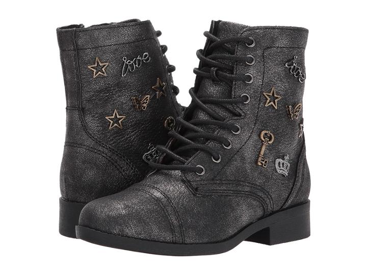 Steve Madden Kids Jrecruit (little Kid/big Kid) (black Multi) Girl's Shoes