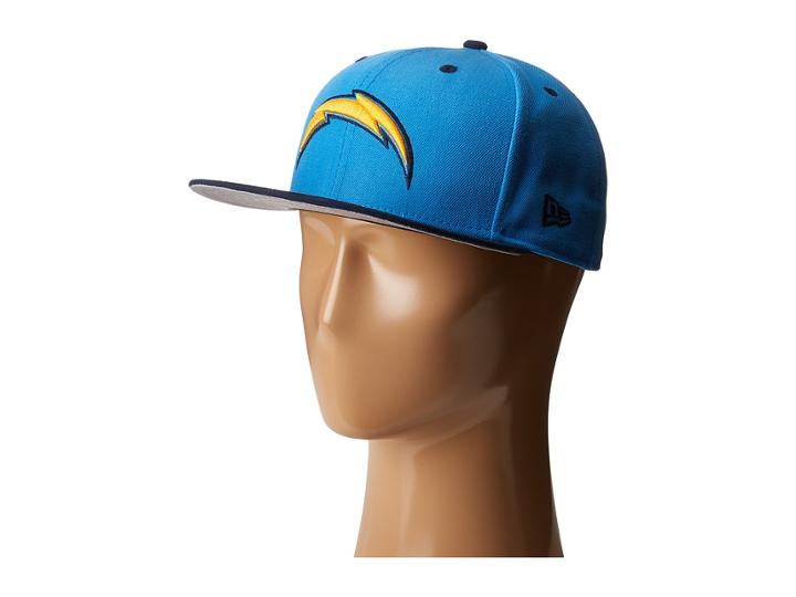New Era Nfl Two-tone Team Los Angeles Chargers (bright Blue) Baseball Caps