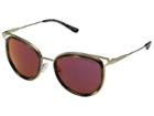 Michael Kors Havana 0mk1025 52mm (dark Tortoise/burgundy Mirror) Fashion Sunglasses