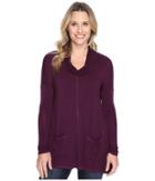 Mod-o-doc Rayon Spandex Jersey Pullover Cowl Funnel Tunic (spiced Plum) Women's Clothing