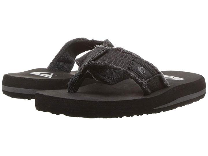 Quiksilver Kids Monkey Abyss (toddler/little Kid/big Kid) (black/black/brown) Boys Shoes
