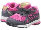 New Balance Kids 990v3 (infant/toddler) (pink/grey) Girls Shoes