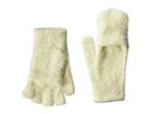 Steve Madden Solid Magic Tailgate Itouch Gloves (ivory) Extreme Cold Weather Gloves