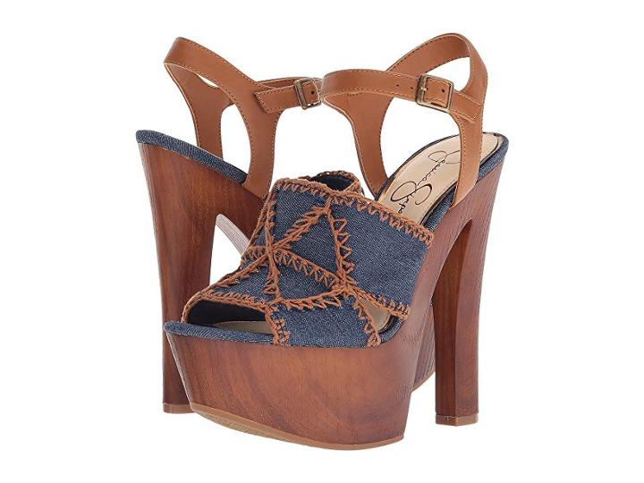 Jessica Simpson Dezzie (dark Denim) Women's Shoes