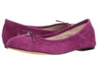 Sam Edelman Felicia (purple Plum Kid Suede Leather) Women's Flat Shoes