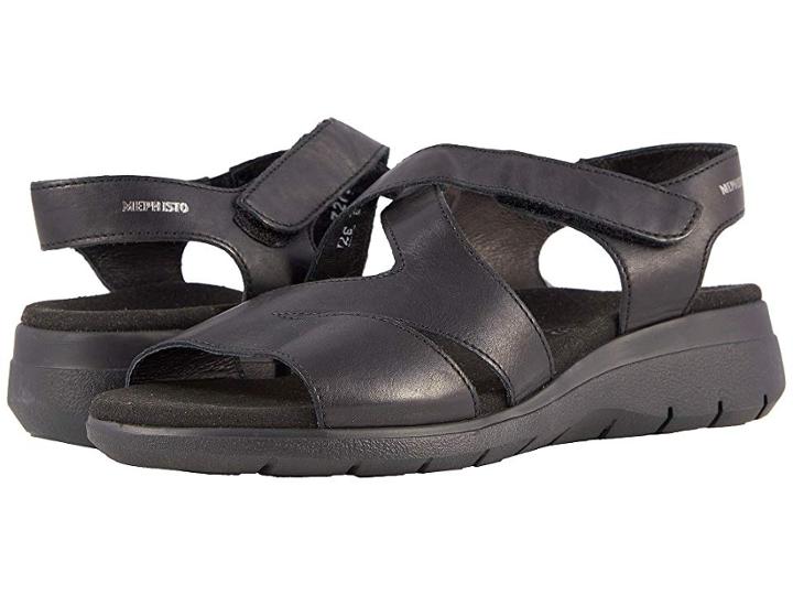 Mephisto Katline (black Silk) Women's  Shoes