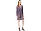 Hale Bob Urban Nomad Matte Microfiber Jersey Nova Dress (red) Women's Dress