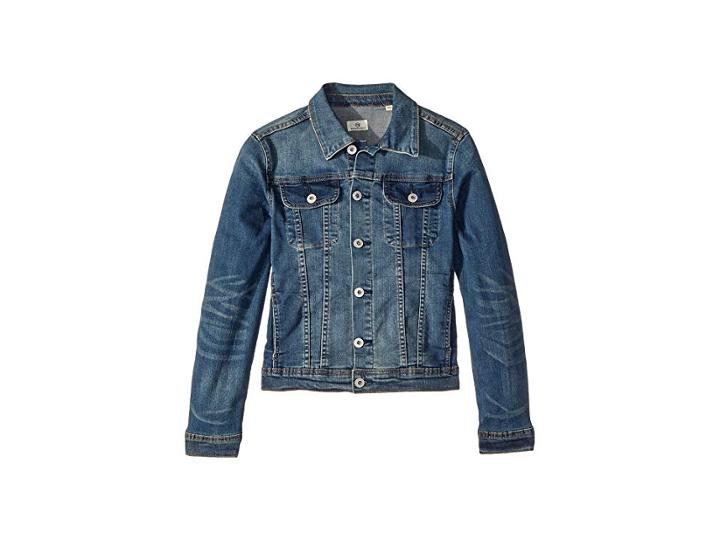Ag Adriano Goldschmied Kids Drake Denim Jacket (big Kids) (rinse Used) Boy's Coat