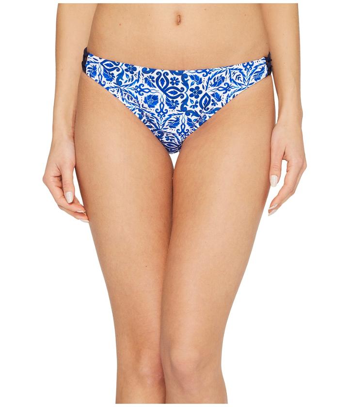Nanette Lepore Talavera Charmer Bikini Bottom (azure) Women's Swimwear