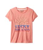 Lucky Brand Kids Maisie Tee (big Kids) (shell Pink) Girl's T Shirt