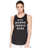 Adidas Boss Tank Top (black/white) Women's Sleeveless