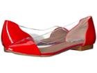 Steve Madden Clearly (red Patent) Women's Shoes