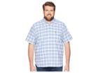 Polo Ralph Lauren Big Tall Oxford Button Down Sport Shirt (marian Blue Mutli) Men's Clothing