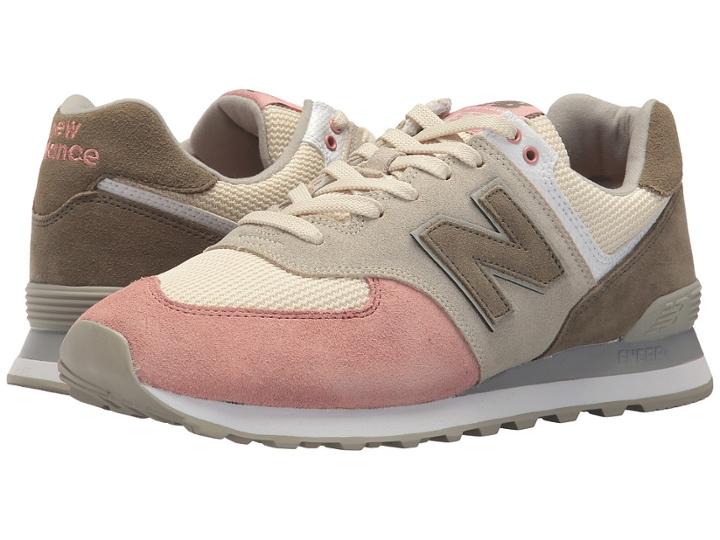 New Balance Classics Ml574v2 (bone/dusted Peach) Men's Running Shoes