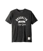 The Original Retro Brand Kids Brooklyn New York Tri-blend Short Sleeve Tee (big Kids) (streaky Black) Boy's T Shirt