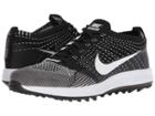 Nike Golf Flyknit Racer G (black/white) Men's Golf Shoes