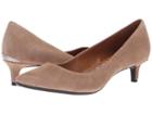 Calvin Klein Gabrianna Pump (tobacco Suede) Women's 1-2 Inch Heel Shoes