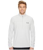 Mountain Hardwear Microchilltm Lite Zip T (grey Ice 1) Men's Long Sleeve Pullover
