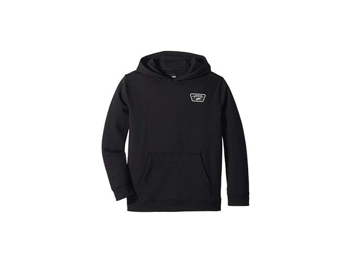 Vans Kids Full Patched (big Kids) (black/white) Boy's Sweatshirt