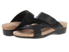 Munro American Libra (black Leather) Women's Sandals