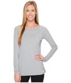 New Balance Long Sleeve Layer Top (athletic Grey) Women's Long Sleeve Pullover