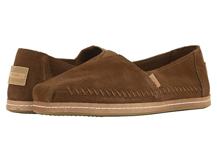 Toms Alpargata (dark Amber Suede) Women's Shoes
