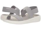 Crocs Literide Sandal (light Grey/white) Women's  Shoes