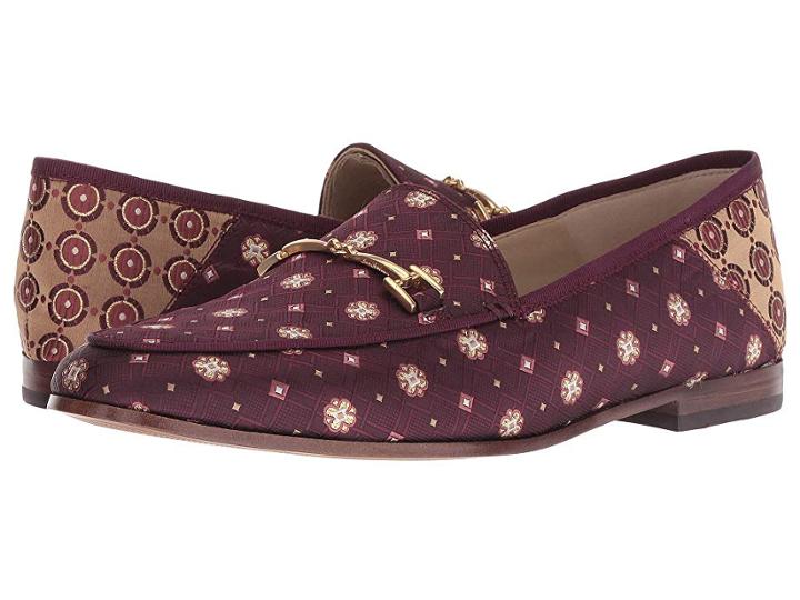 Sam Edelman Loraine (wine Multi/warm Yellow Multi Celtic Floral Jacquard/bull's-eye) Women's Dress Sandals
